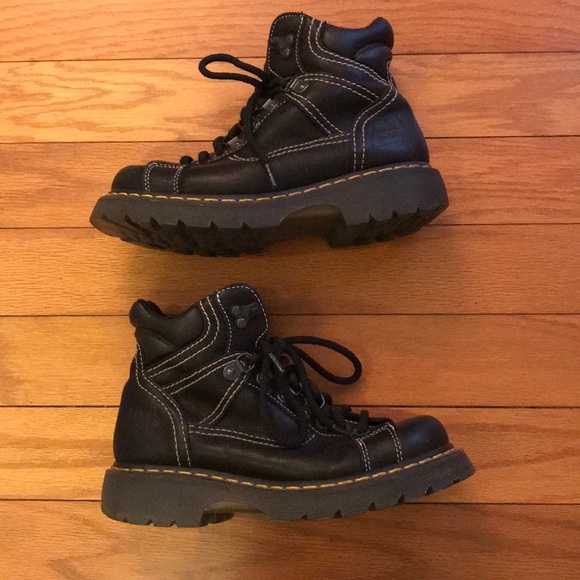 Dr. Martens Other - Dr. Martens Teak Industrial Lace Boots